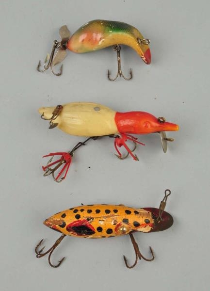 LOT OF 3:  MISCELLANEOUS BAITS.                   