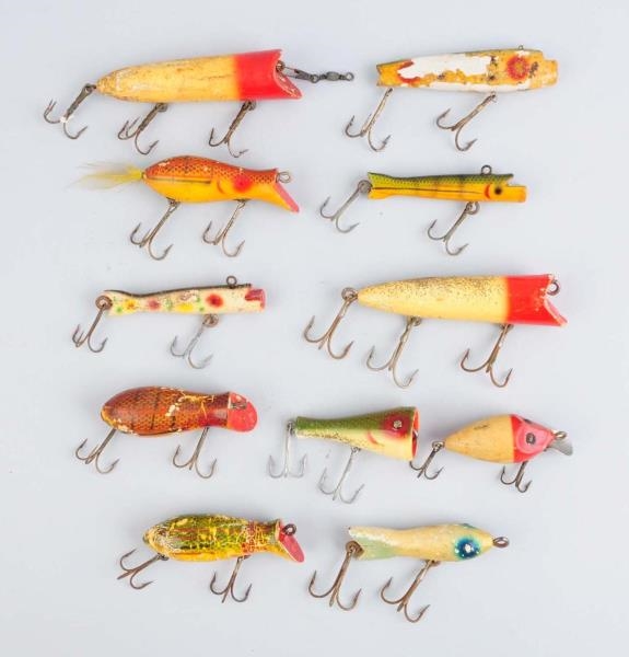 LOT OF ASSORTED TEXAS MADE BAITS.                 
