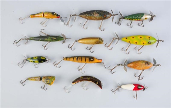 LOT OF 12:  SOUTH BEND BAITS.                     