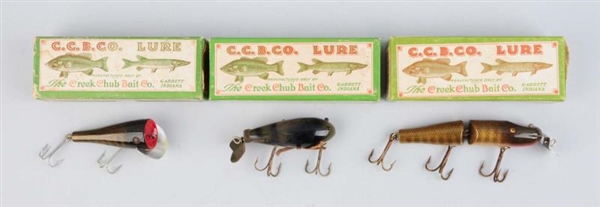 LOT OF 3: CCB CO BAITS IN BOXES.                  