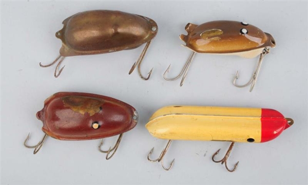LOT OF 4: OUTING METAL BAITS.                     