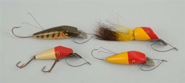 LOT OF 4: ASSORTED VAL LURES.                     