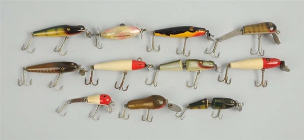 LOT OF 11 CCBCO. SPINNING BAITS.                  