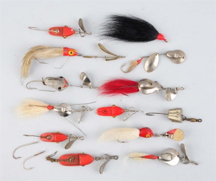 LOT OF 13: ASSORTED BAITS.                        