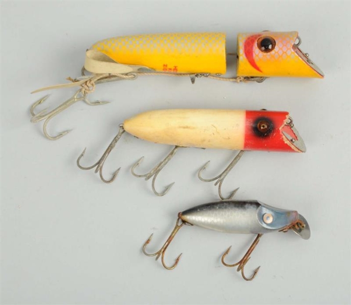 LOT OF 3: HEDDON BAITS.                           