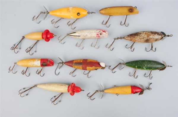 LOT OF 10: SOUTH BEND BAITS.                      
