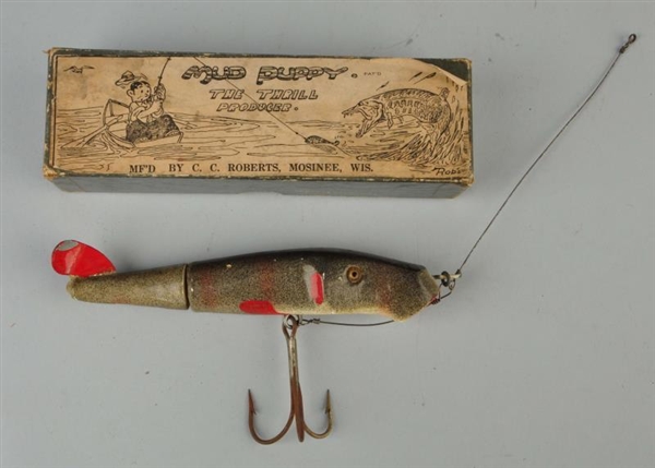 "MUD PUPPY" FISHING LURE IN A BOX                 