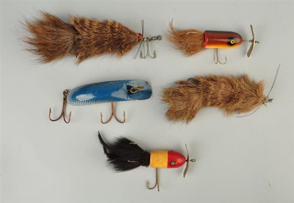 LOT OF 5: MUSKY LURES.                            