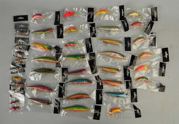 LOT OF 40: FISH BAITS - ALL NEW.                  