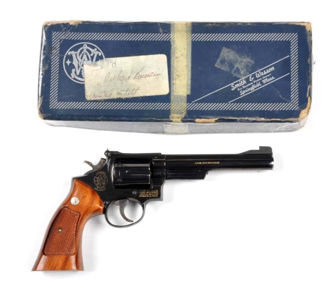 **BOXED S&W MODEL 19-3 DOUBLE-ACTION REVOLVER.    
