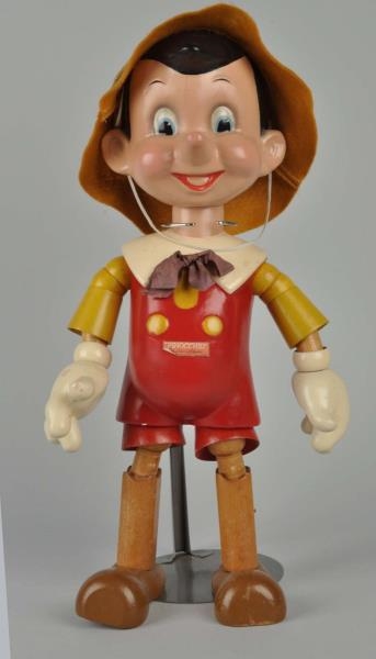 IDEAL WOODEN JOINTED PINNOCHIO FIGURE.            