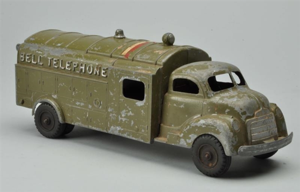 HUBLEY BELL TELEPHONE TOY TRUCK.                  