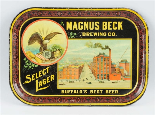 MAGNUS BECK BREWING CO. SERVING TRAY.             