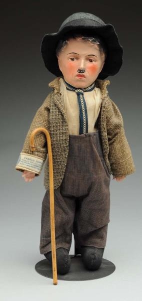 AMBERG “CHARLIE CHAPLIN” CHARACTER DOLL.          