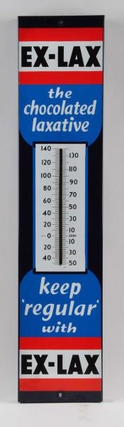 EX - LAX PORCELIAN ADVERTISING THERMOMETER.       