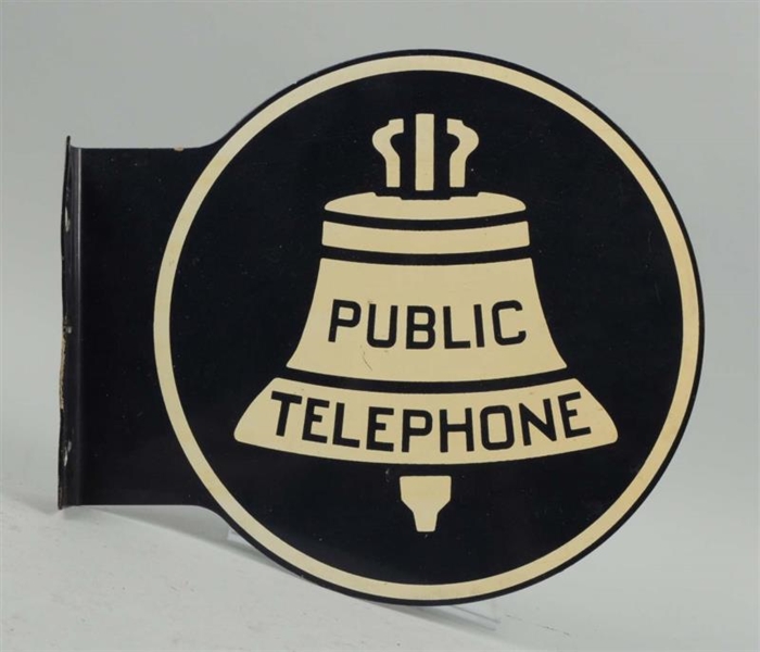 PUBLIC TELEPHONE METAL FLANGE.                    
