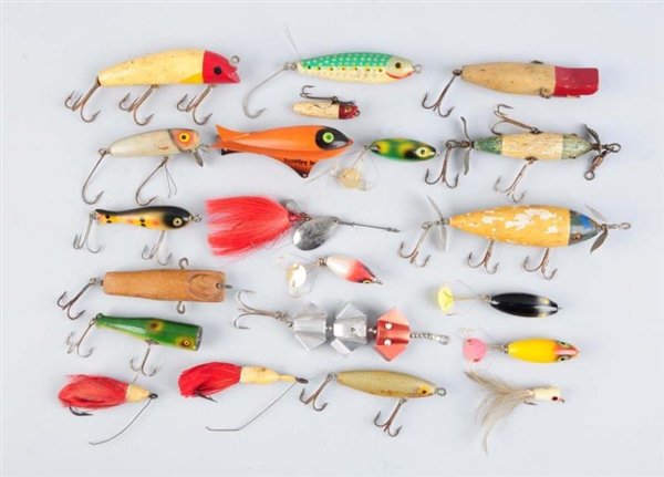 LOT OF ASSORTED FISHING LURES                     