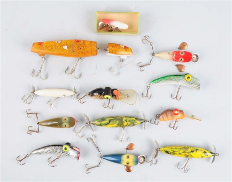 LOT OF ASSORTED FISHING LURES                     