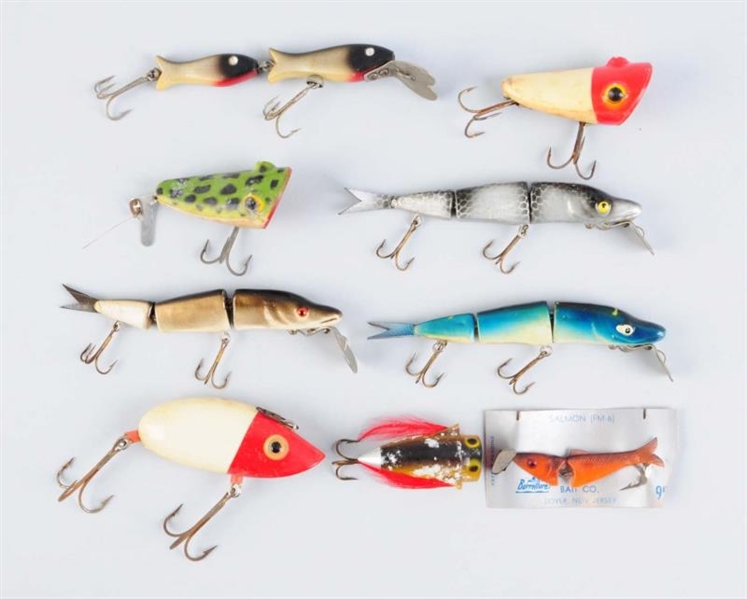 LOT OF  9:  ASSORTED FISHING LURES.               