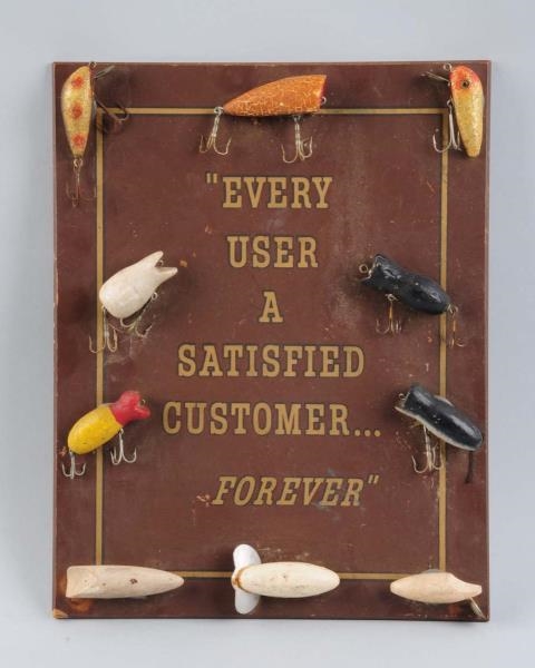 WOODEN BOARD "SATISFIED CUSTOMER FOREVER"         