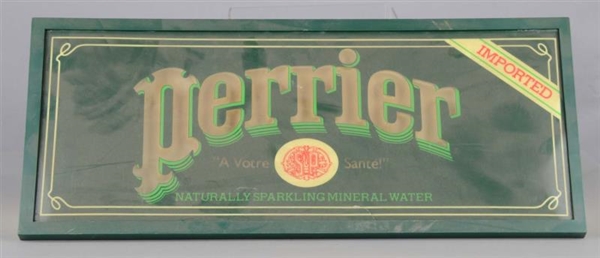 PERRIER HANGING LIGHTED ADVERTISEMENT SIGN        