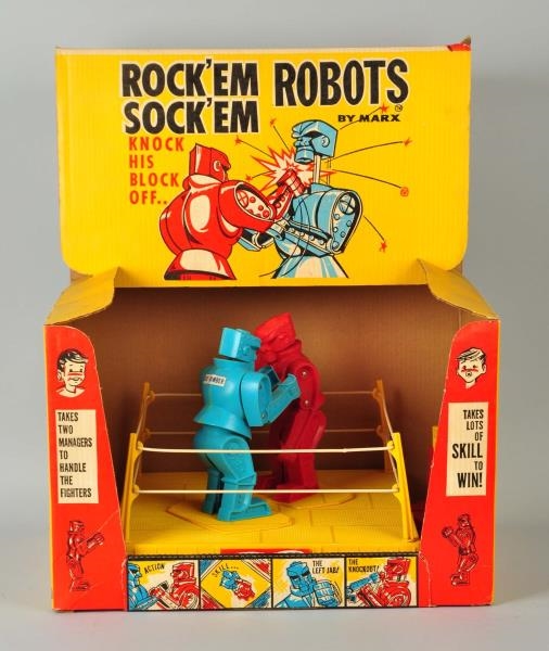 ROCKEM SOCKEM ROBOTS IN BOX.                    