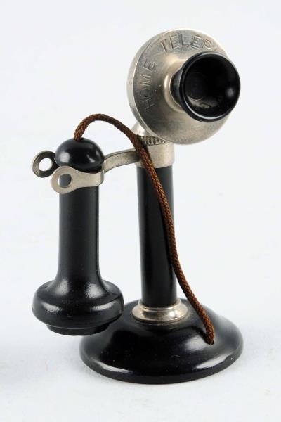 MINIATURE MODEL OR SMAPLE CANDLESTICK TELEPHONE.  