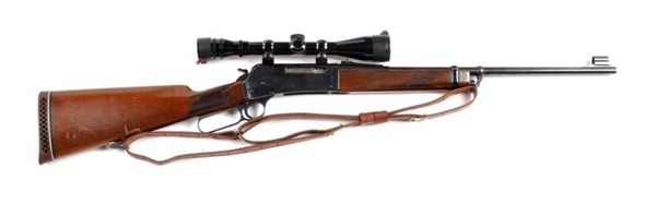 **BROWNING BLR LEVER ACTION RIFLE.                