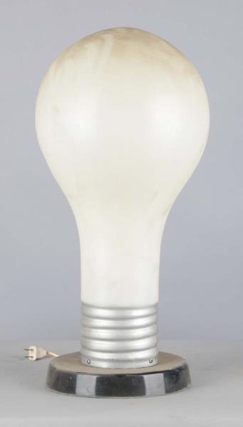 FIGURAL PLASTIC LIGHT BULB LAMP                   