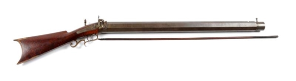 C.1840-70 EARLY HEAVY BARREL BENCH/SNIPER RIFLE   