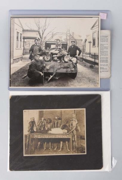 LOT OF 2: EARLY INTERESTING PHOTOS.               