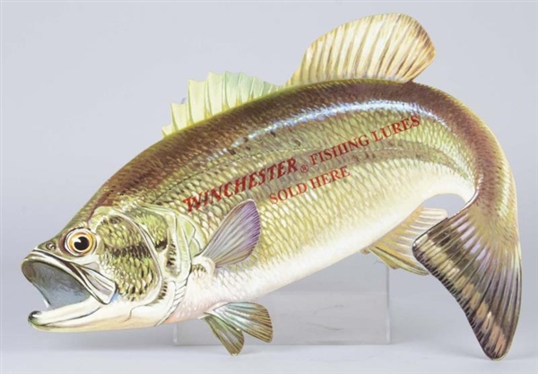 WINCHESTER FISHING LURES ADVERTISING SIGN         