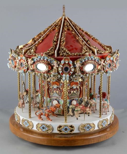 "THE CAROUSEL" BY RON LEE MINIATURE CAROUSEL      