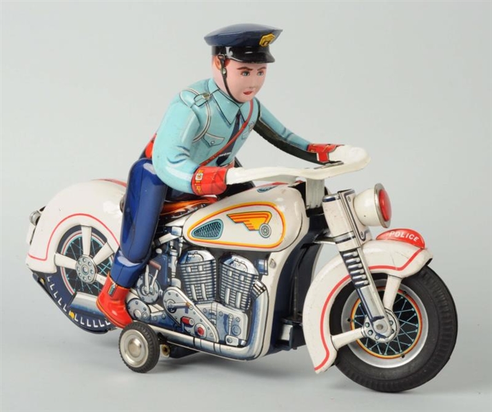 MODERN TOYS JAPAN MOTORCYCLE MECHANICAL TOY.      