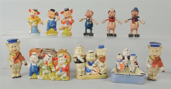 LOT OF  11: THREE LITTLE PIGS CARNIVAL PRICES.    