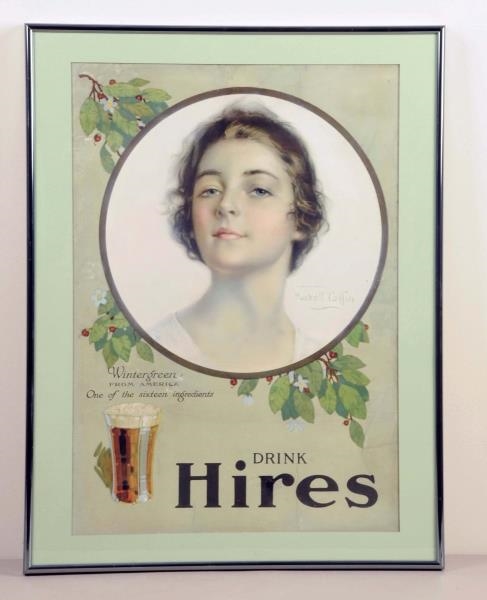 C. 1917 HASKELL COFFIN HIRES WINTERGREEN POSTER.  