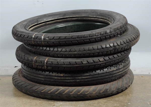 LOT OF 5: TIRES.                                  