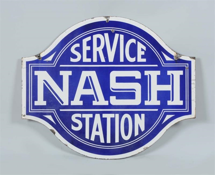 NASH SERVICE STATION DSP DIECUT SIGN.             