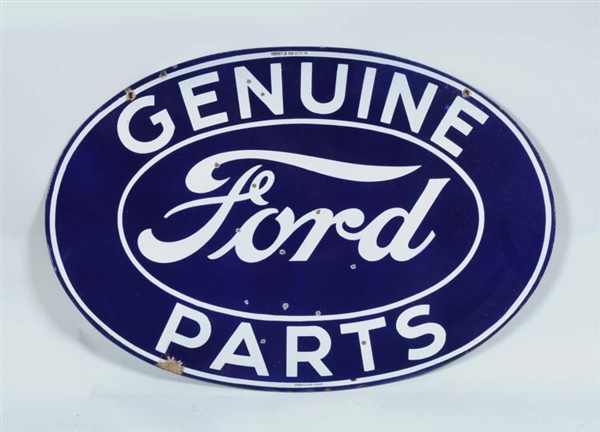 GENUINE FORD PARTS DSP OVAL SIGN WITH HANGER.     