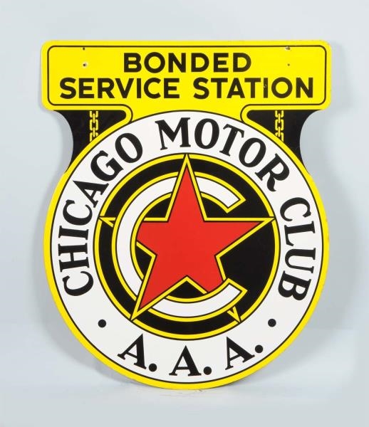 CHICAGO MOTOR COMPANY DSP DIECUT SIGN.            