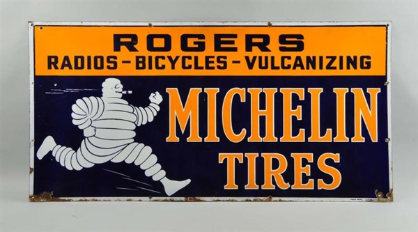 MICHELIN TIRES "RADIOS-BICYCLES-VULCANIZED" SIGN. 