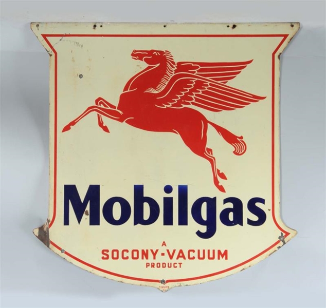 MOBILGAS WITH PEGASUS SOCONY-VACUUM DSP SIGN.     