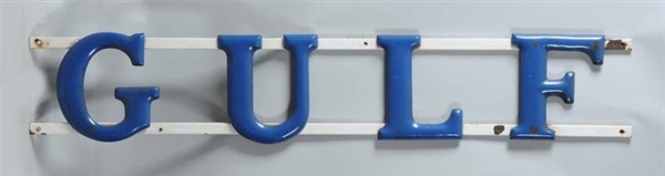 GULF PORCELAIN LETTERS.                           