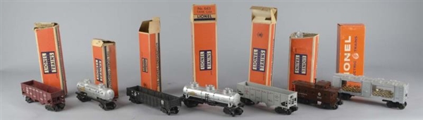 LOT OF 7: LIONEL 6400 SERIES TRAIN CARS IN BOXES  