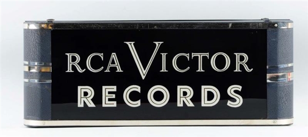RCA VICTOR RECORDS ELECTRIC CANNISTER LIGHT.      