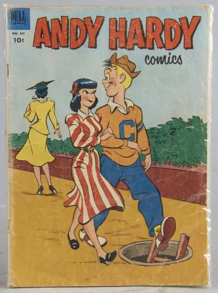 ORIGINAL DELL COMIC ANDY HARDY COMICS NO. 447     