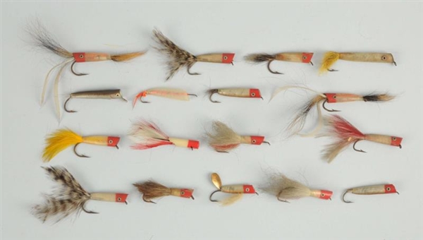 LOT OF 17: ASSORTED QUILBY MINNOWS.               