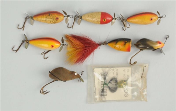 LOT OF 8:  ASSORTED SOUTH BEND BAITS.             