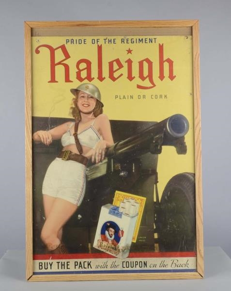 RALEIGH CIGARETTE WORLD WAR II ADVERTISEMENT      