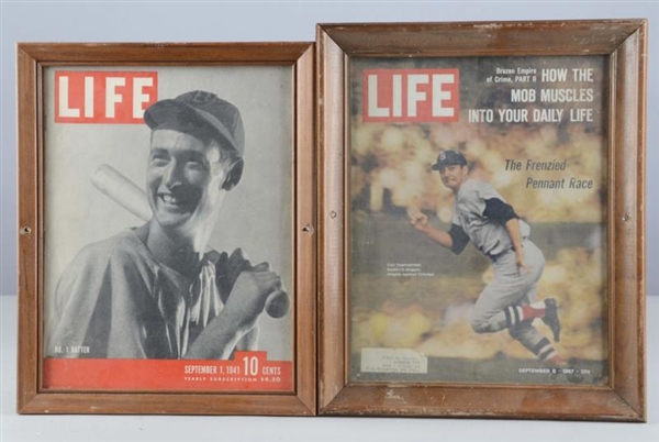 LOT OF 2: BOSTON RED SOX COVERS LIFE MAGAZINES    